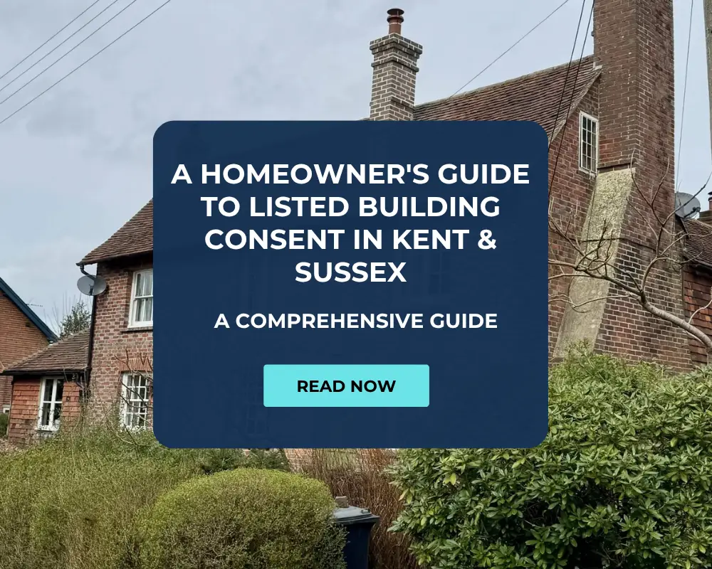 A listed building under development in Sussex